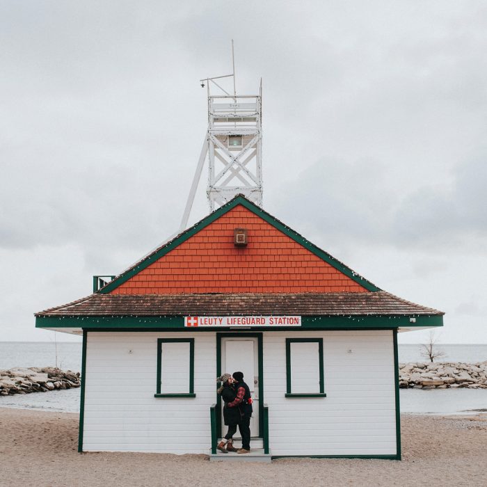 Kew Beach Engagement Session - Melissa + Mark