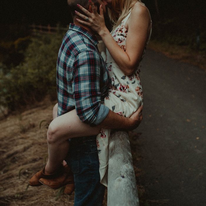 Woodland Creek Couple's Session - Emily + Matt